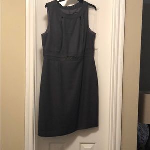 Tahari Dark Grey Dress
